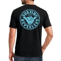 Neverless Print-Shirt Herren T-Shirt Surfing Surfer Motiv Hang Loose Sommer Sonne Wellen mit Print