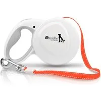 Bluzelle Rollleine, Nylon, Hundeleine für Hunde bis 50kg - 8m Rolleine mit Reflektor Gurt & Haken