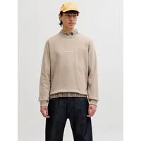 Jack & Jones Sweatshirt JORNORREBRO EMB SWEAT CREW NOOS mit Logo Print