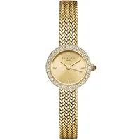 ROSEFIELD Quarzuhr MCGMG-M03, Damenuhr Mini Small Edit Champagner Goldfarben