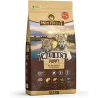 Wolfsblut Wild Duck Puppy - getreidefreies Trockenfutter mit Ente für Welpen, Trockenfutter für: Hunde