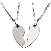 Firetti Schmuckset Multipack Schmuck Geschenk Halskette Namenskette Liebe Herz (4-tlg)