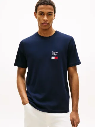 BRAND LOVE TEXT STACK TEE Desert Sky - Gr. - L