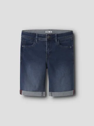 NAME IT - NKMSILAS SLIM DNM L SHORTS 2272-TX NOOS Medium Blue Denim - Gr. - 104