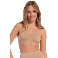 MAGIC Bodyfashion Bügelloser BH Comfort Bra bequemer nahtloser und bügelloser Träger-BH