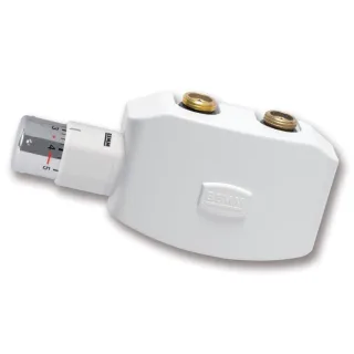 Bemm Softline M-Ventil ZMUVESW5 Eck, DN 15 x 50 mm, weiß, mit Thermostat Puro