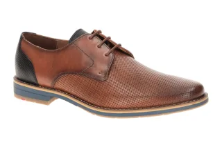 LLOYD 16-017-11 DRIFT 110 Herren Businessschuhe braun/navy Gummisohle Blockab...