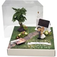 ZauberDeko Geschenkbox Geldgeschenk Verpackung Kirche Hochzeit Geschenk Just Married