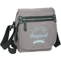 J JONES JENNIFER JONES Messenger Bag - Schultertasche aus Canvas - Umhängetasche 9 Liter Volumen, 25x31x12 cm