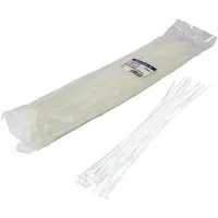 LogiLink Kabelbinder (Set) 100 Stück, transparent, 400 x 4,4 mm