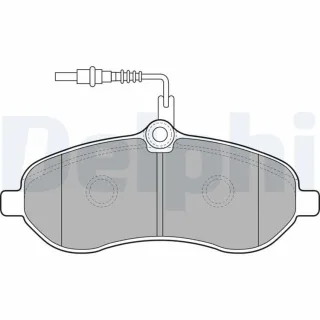 Delphi Bremsbel?ge vorne Citroen Fiat Peugeot Toyota