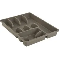 Engelland Besteckkasten Besteckeinsatz für Schubladen 30 cm (Vorteils-Set, 1 St., 38 x 29 x 5 cm), BPA-frei, robuster PP-Kunststoff, für alle handelsüblichen Schubladen