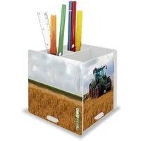 itenga Organizer itenga Stifteköcher "Traktor auf dem Feld" steckbar aus Kunststoff