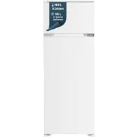 homeX Einbaukühlgefrierkombination CFB2051E, 145 cm hoch, 54 cm breit, 205 Liter, Einbaukühlschrank mit Gefrierfach, 145cm hoch, Schlepptür