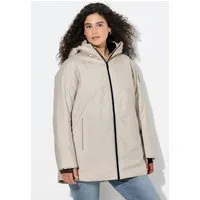 Ulla Popken Funktionsjacke HYPRAR Funktionsjacke wasserdicht A-Linie Kapuze