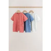 Next Strampler Strampelanzüge aus Jersey, 3er-Pack (3-tlg)