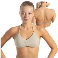 Smilodox Sport-BH Esta, Neckholder Bra, Ringverschluss, Geraffte Front ohne Bügel Geraffte Front, leichte Aktivitäten mit Komfort Yoga Freizeit Studio