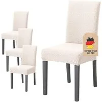 Intirilife Stuhlhusse, Stuhlbezug GEMUSTERT - 38 - 45 cm Sitzfläche und 45 - 65 cm Lehnenhöhe