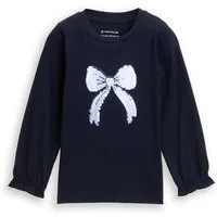TOM TAILOR Langarmshirt mit Wendepailletten