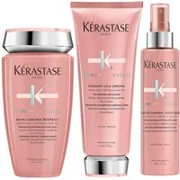 Kérastase Haarpflege-Set Chroma Absolu Routine für feines coloriertes Haar, 3-tlg.