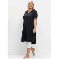 Sheego Jerseykleid Shirtkleid Kurzarm