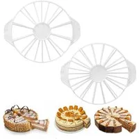 FELIXLEO Tortenschneider Tortenteiler Rund 10 12 14 16 Stücke Kuchenteiler