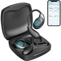 Toomoke In Ear Ohrhörer, 3-in-1 AI Übersetzer Bluetooth Kopfhörer Open-Ear-Kopfhörer (3-in-1 Übersetzungskopfhörer mit echtzeit übersetzung, Bluetooth Kopfhörer mit Ohrhaken und ENC Mic, Bluetooth 5.4 Sport-Kopfhörer Echtzeit Übersetzer Ohrhörer für 