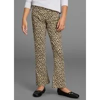 KIDSWORLD Leggings Leggings mit Schlag Jazzpants Bootcut, Leoprint