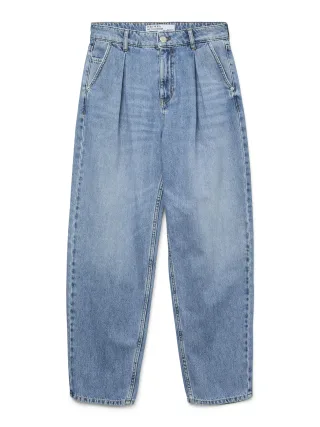 VERO MODA - VMETNA HR BARREL DNM JEANS LI3149 Medium Blue Denim - Gr. - 32