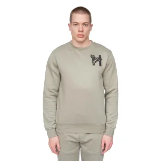 Henleys - "Moorehen" Sweatshirt Rundhalsausschnitt für Herren (Blau)