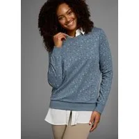 KangaROOS Sweatshirt Langarm, bedruckt, Rundhalsausschnitt, aus Interlockmaterial