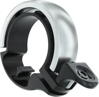 Knog Oi Classic Large Fahrradklingel 23,8 - 31,8 mm black/silver polished