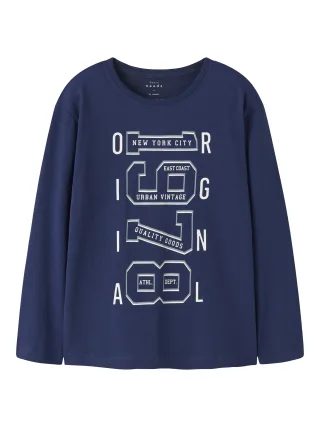 NAME IT - NKMVAGNO LS LOOSE TOP blueprint - Gr. - 122/128