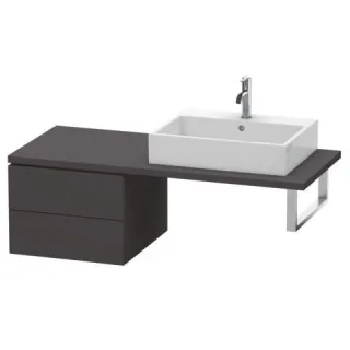 Duravit L-Cube Unterschrank für Konsole Graphit Supermatt 520x547x400 mm - LC583708080 LC583708080