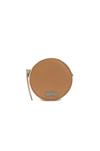 Pompei Donatella Sac à main en cuir brun pour femmes