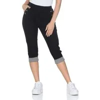 OriginalYou Caprihose Damen Schlupfhose 7/8 Stoffhose maritime Sommerhose Elastikbund, auch in großen Größen