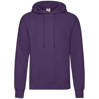 Fruit of the Loom - "Classic" Sweatshirt mit Kapuze für Herren/Damen Unisex (Violett)