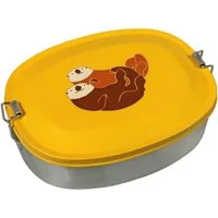 Capventure Aufbewahrungsbox Brotdose Lunchbox Brotbox Kinder Edelstahl Motiv Tiere The Zoo Motiv: