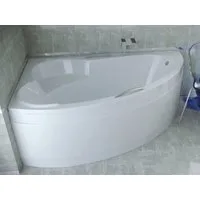 KOLMAN Badewanne Eckbadewanne Ada 140x90, (Links/Rechts), Ablaufgarnitur & Füße GRATIS