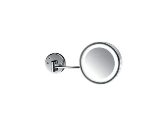 emco LED-Rasier- und Kosmetikspiegel 2-armig, 3-fach, rund, D: 216 mm, 109500118 109500118