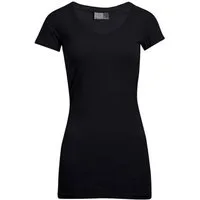 Promodoro V-Shirt Women´s Slim Fit V-Neck Damen T-Shirt Long