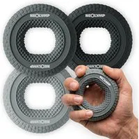 NEOLYMP Handmuskeltrainer Griffkraft Trainer Set – 3 Widerstandsstufen (13,5/18/23 kg) – Silikon (Krafttraining – 3 Widerstandsstufen (13,5/18/23 kg) – Ergotherapie), Handtrainer Unterarm- & Fingerkraft – Ideal für Calisthenics, Klettern