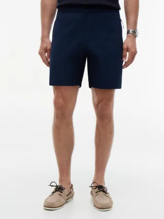 DOVER PERF TXTR SRSCKR SHORT Carbon Navy/Black Stripe - Gr. - 32