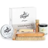 Burgol Burgol Schuhpflegeset Basic mit Schuhpomade, Schuhwachs, Rosshaarbürs Lederpflegeset