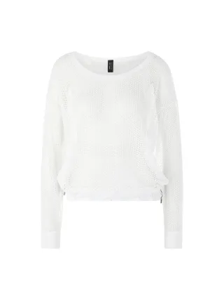 Marc Cain Sports - Shirt in Netz-Optik white - Gr. - 36