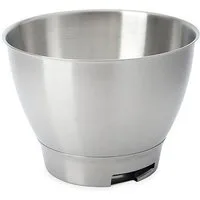 KENWOOD Küchenmaschinenschüssel Chef Edelstahl-Rührschüssel KAT300SS, Edelstahl, Geeignet für alle Chef Küchenmaschinen der KVC3000 Serie