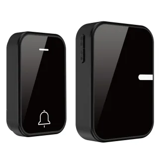 1-to-1 Wireless Music Doorbell IP44 Waterproof 200 Meters Long Range Remote 38 Music Easy Installation Smart Home Batter