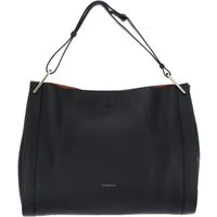 COCCINELLE Schultertasche Shoulderbag Double Grainy Leather, aus echtem Rindsleder
