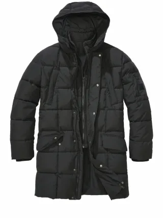 Mey & Edlich Herren Verbindlicher Winterparka Schwarz Obermaterial und Futter: 100 % Polyester (recycelt)