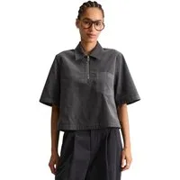 Marc O'Polo DENIM Kurzarmbluse aus Organic Cotton